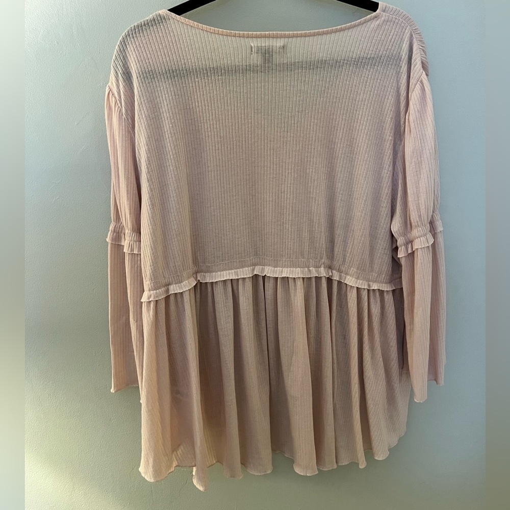 Versona high-low bell sleeves summer top size XXL - Picture 4 of 9